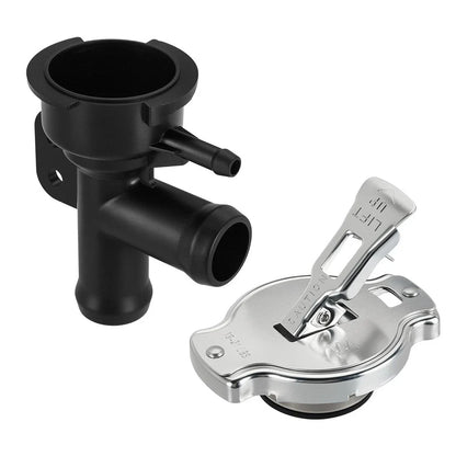 Radiator Coolant Filler Neck & Cap for Polaris Snowmobile (5433364, 2511256)