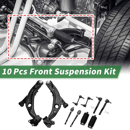 10X Front Lower Control Arms for Ford Edge (2007–2014) K620486/K620487