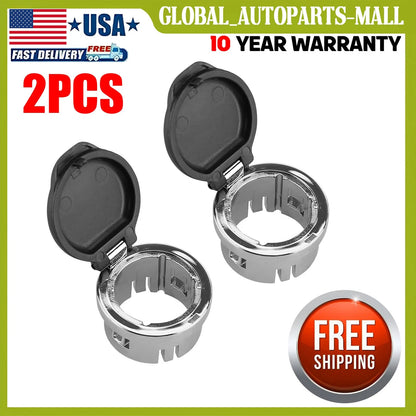 2X Cigarette Lighter Power Outlet Socket Cap Plug Cover for - 02ITM4507ABK