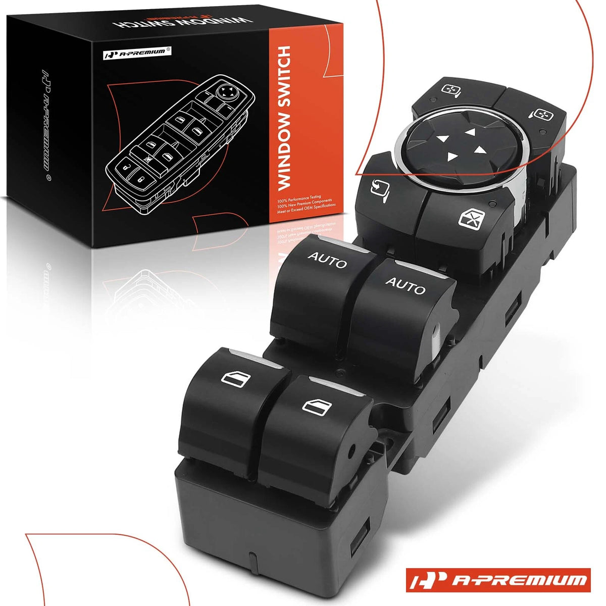 Front Left Power Window Switch for Ford Explorer Police Interceptor (2013–2021) - 1S14145, BB5Z14529AA, SW7284