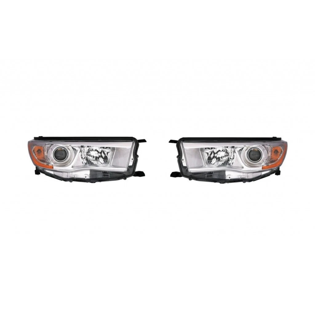 Headlight Assembly Set for Toyota Highlander (2014–2016) MLX-PAIR-SHE8211-150-1-CL360A50, TO2502221