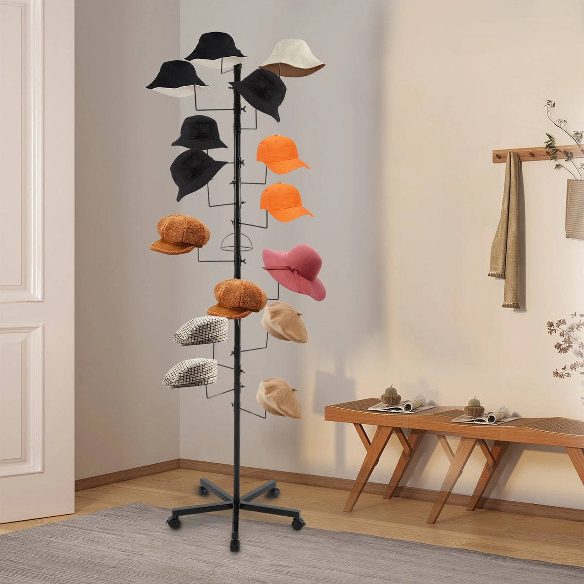 Hat Display Rack for Home Store