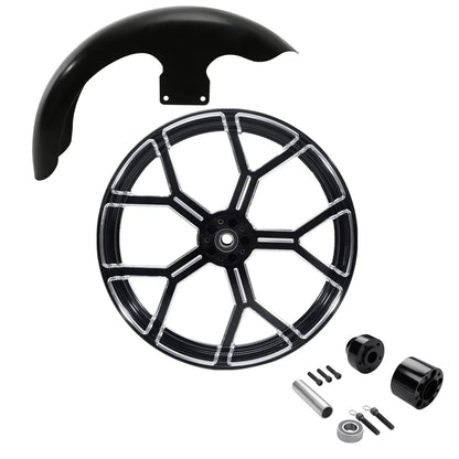 21" Front Wheel Rim for Harley Street Glide (2008–2013) - Single Disc Hub & Fender