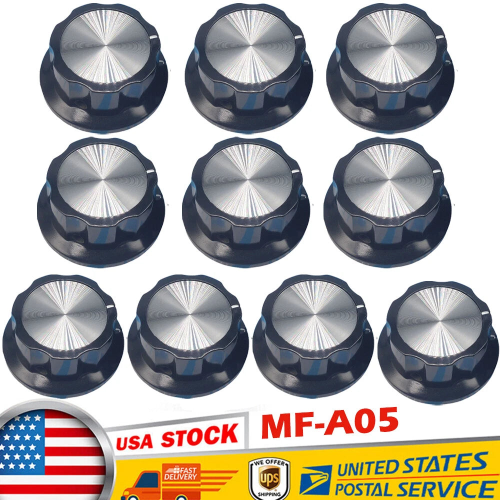 10X Boss Style Knob for Guitars, Ham Radios & FX Pedals