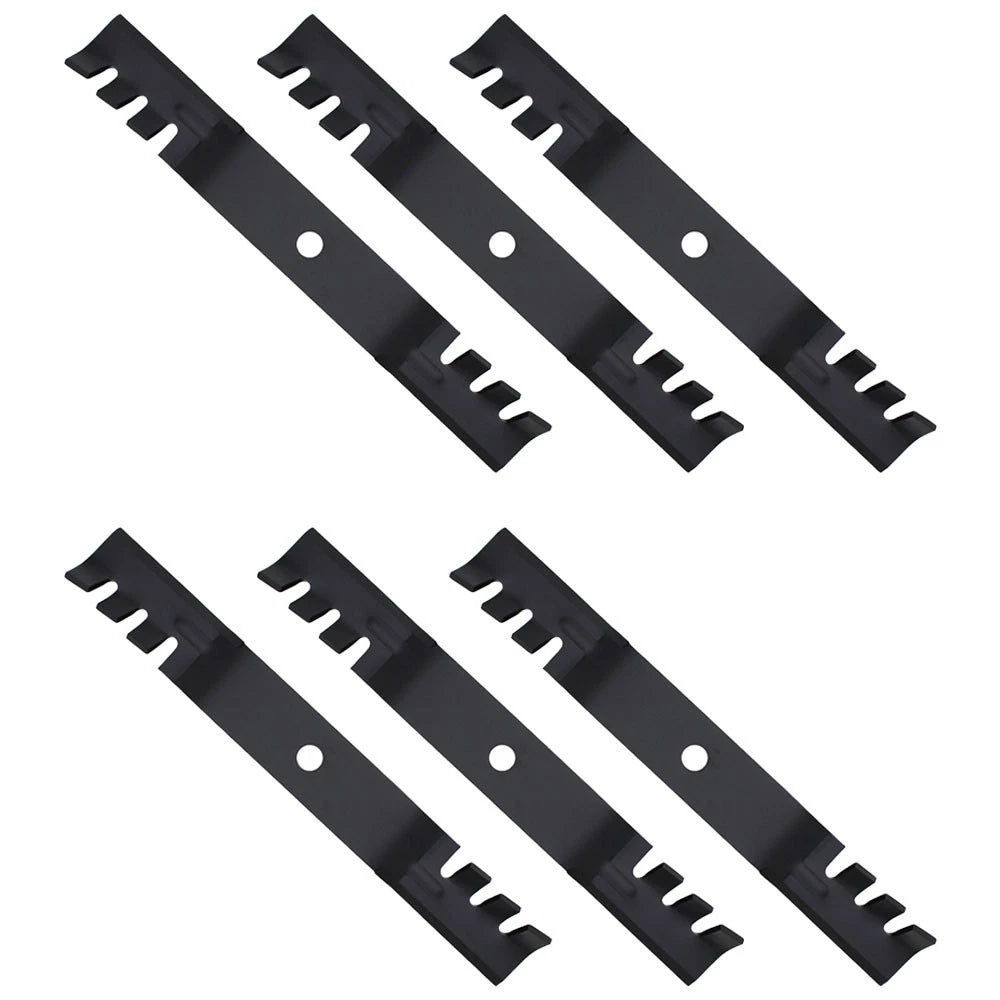 6 Pack Blades for John Deere 54C X465 X475 X485 X495 Z425 (No Part Numbers)