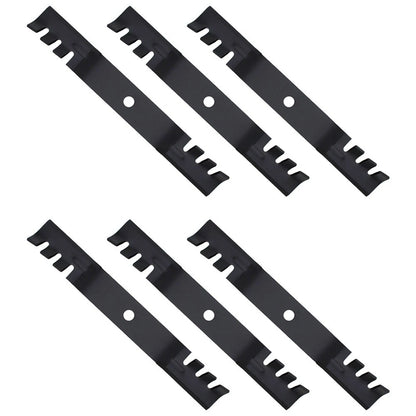 6 Pack Blades for John Deere 54C X465 X475 X485 X495 Z425 (No Part Numbers)