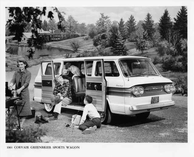Press Photo for 1961 Chevrolet Corvair Greenbrier Sports Wagon