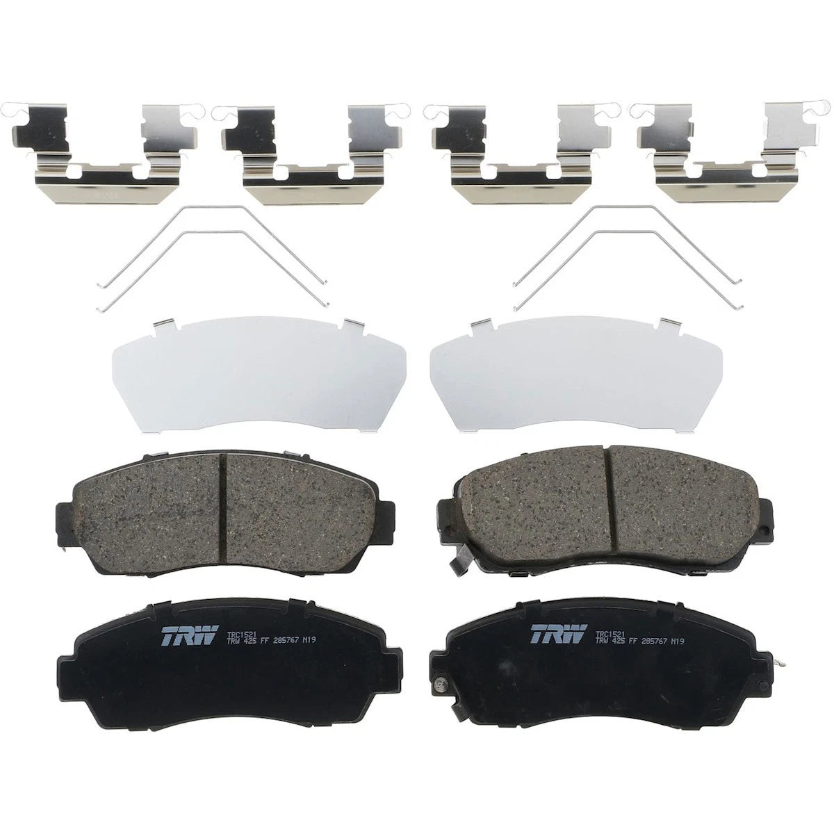 2X Brake Pad Set for Honda Passport Odyssey CR-V (2011–2023) TRC1521