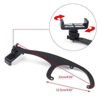 Phone Mount for Mini Cooper R55 R56 (INT-397-A) Rotatable 360 GPS Holder