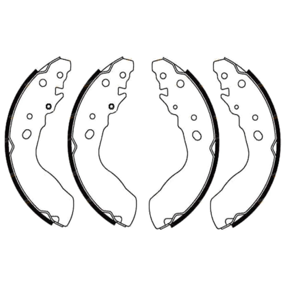 Rear Brake Shoes Set for Vitara SE416 LWB 4-door 4x4 1.6L EFI (1994-1998)