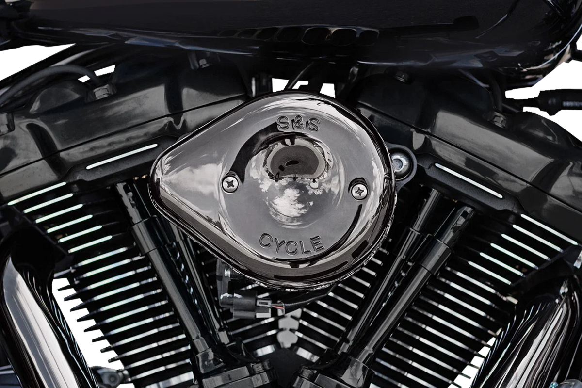 S&S Stealth Mini Teardrop Air Cleaner Kit for Harley Touring (2017–2023)