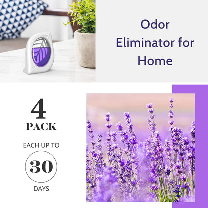 4X Air Freshener for Home, Lavender, Odor Eliminator (0.25 Fl Oz)