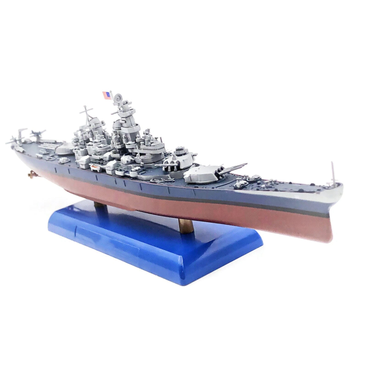 Alloy WWII USS New Jersey BB-62 Battleship Model (1/1000 Scale)