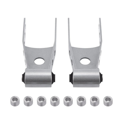 2"–3" Rear Lowering Drop Kit Shackles for Chevy Silverado 1500 (2007–2018)
