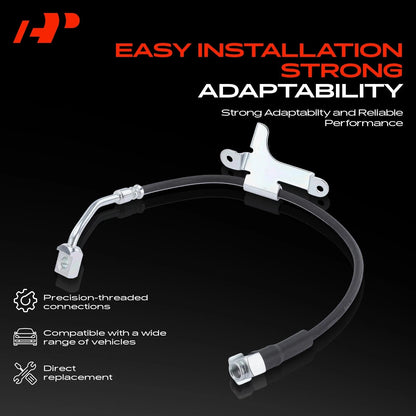 Front Left Brake Hydraulic Hose for Chevrolet Trailblazer GMC Envoy (2002–2009) 8157865380, 19331544, 2202916