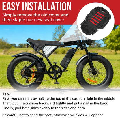Anti-Slip Seat Cover for Ridstar Q20 Electric Bike (Model #477)