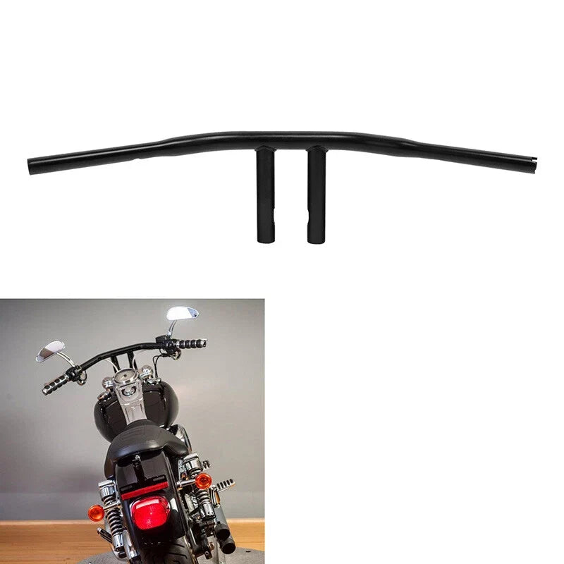 8" Rise Fat T-Bar Handlebar for Harley Dyna Touring Road King