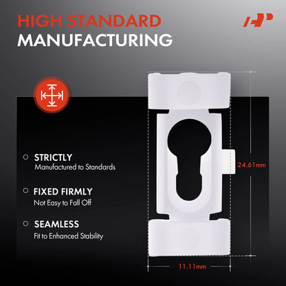 50Pcs Nylon Quarter Belt Reveal Moulding Clip Fasteners for GM (20199675, 14642)