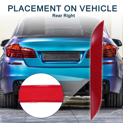 Rear Right Bumper Reflector No. 63146915040 for BMW 528i xDrive (2012–2016)