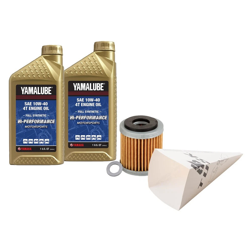 2X Tusk 4-Stroke Oil Change Kit Yamalube 10W-40 for Yamaha YZ450F (2006–2009, 2014–2017)