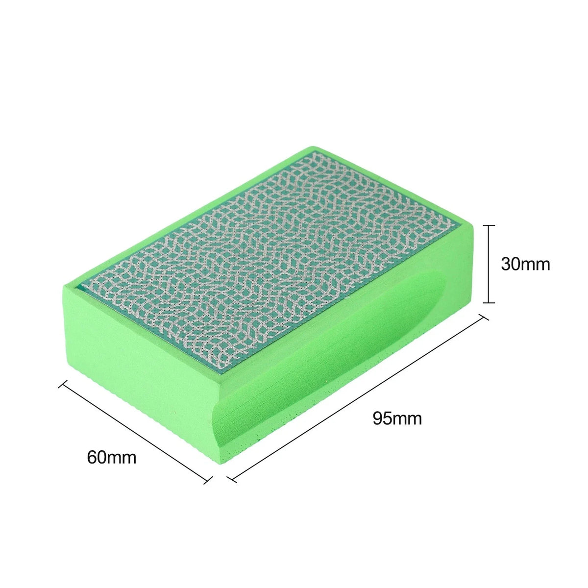 Sanding Block with Emery Sponge for Grinding and Polishing Tiles