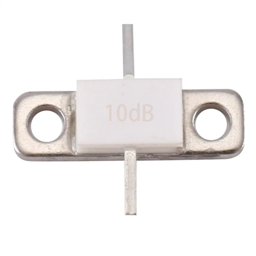 2X 10dB Silver Attenuators 100W 50Ohm Flanged DC-3GHz for Automotive