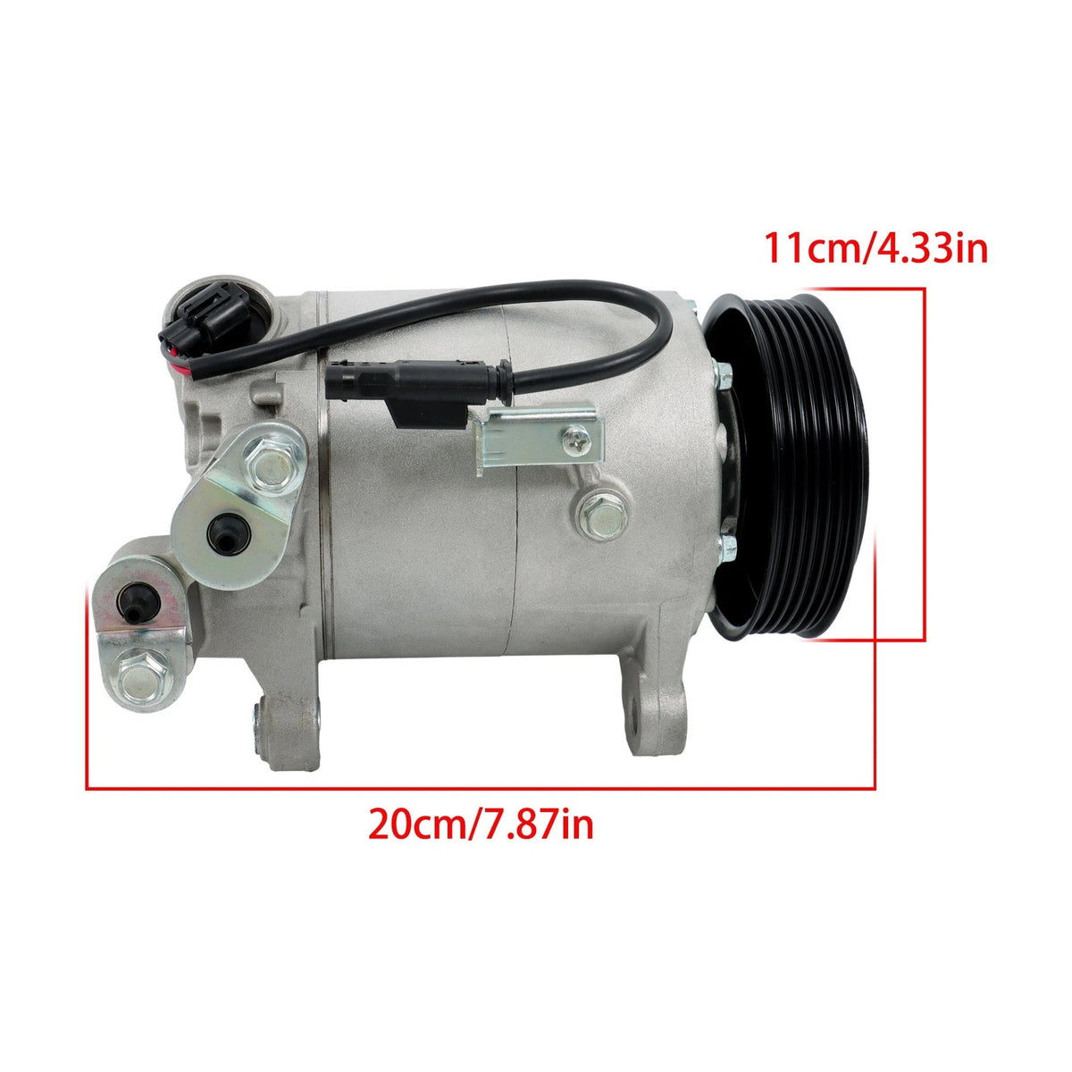 A/C Compressor with Clutches for Mini Cooper BMW X1 340i 440i (2016–2017) BCK25828K, 6811431, 6811433, 6826880