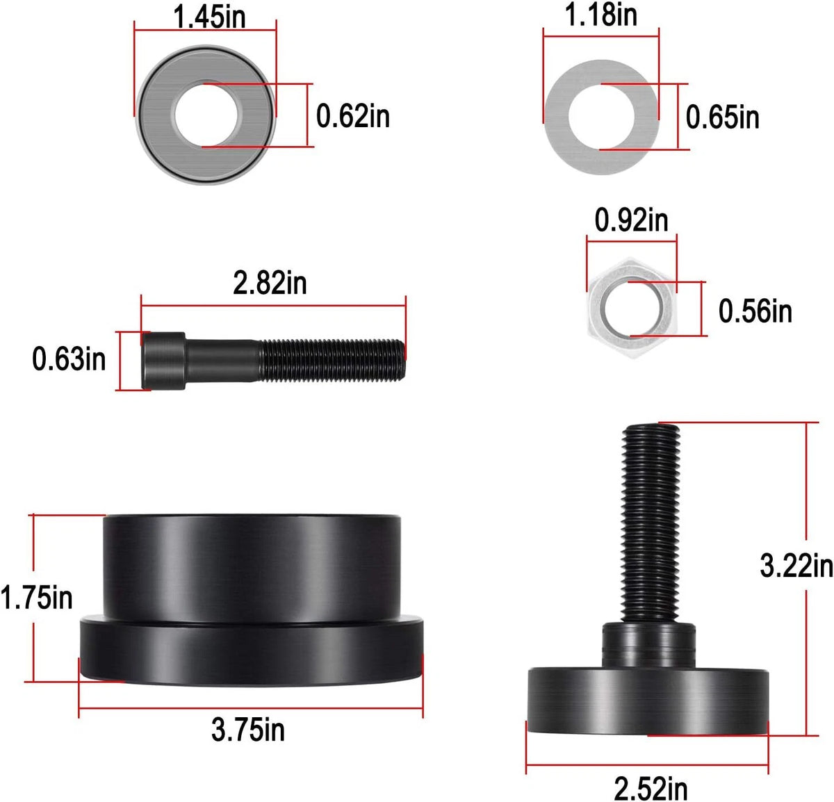 Crankshaft Front Seal Installer Kit for Ford F-250 (2008–2010) For00954