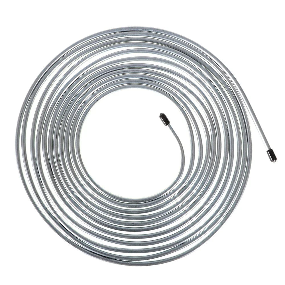 1PC 25 Ft Zinc-Coated Steel Brake Line Tubing Kit for Vehicles