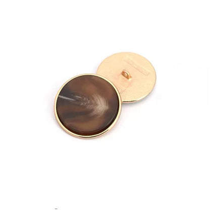 5 PCS Round Arrow Pattern Buttons for Clothes Sew
