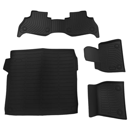 TPE Black Floor Mat Set for BMW X5 (2019–2025) Waterproof Anti-Slip
