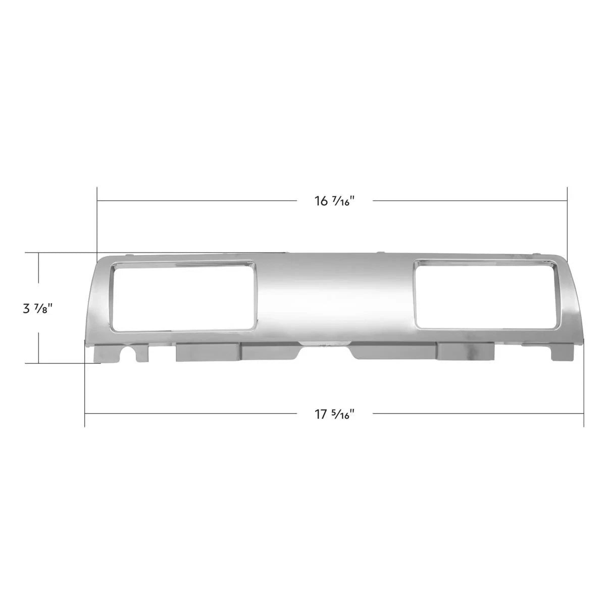 A/C Vent Trim for Kenworth T680/T880 (2014–2022) Chrome UP#41805