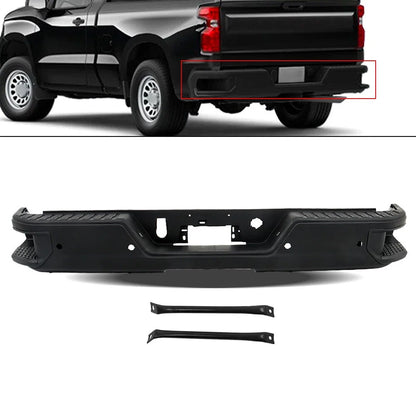 Primered Rear Bumper Assembly for Silverado Sierra 1500 (2019–2023)