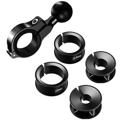 1" Aluminium Ball Mount Adapter for Universal Use (1" Ball) - Black