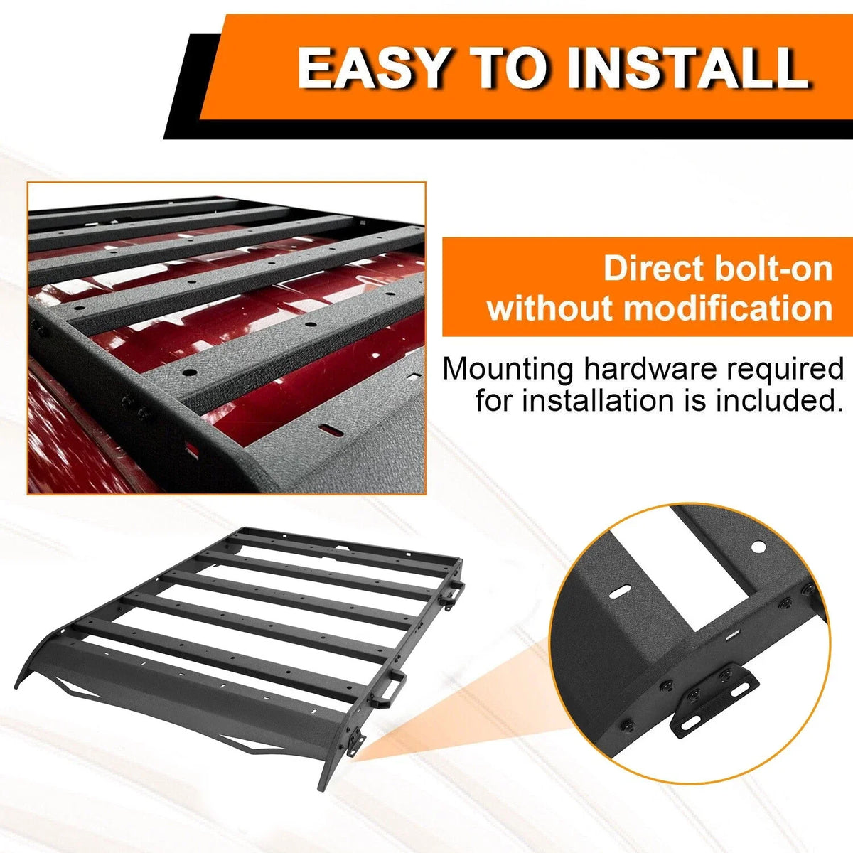 Roof Rack Cargo Carrier for Toyota Tacoma (2005–2023)
