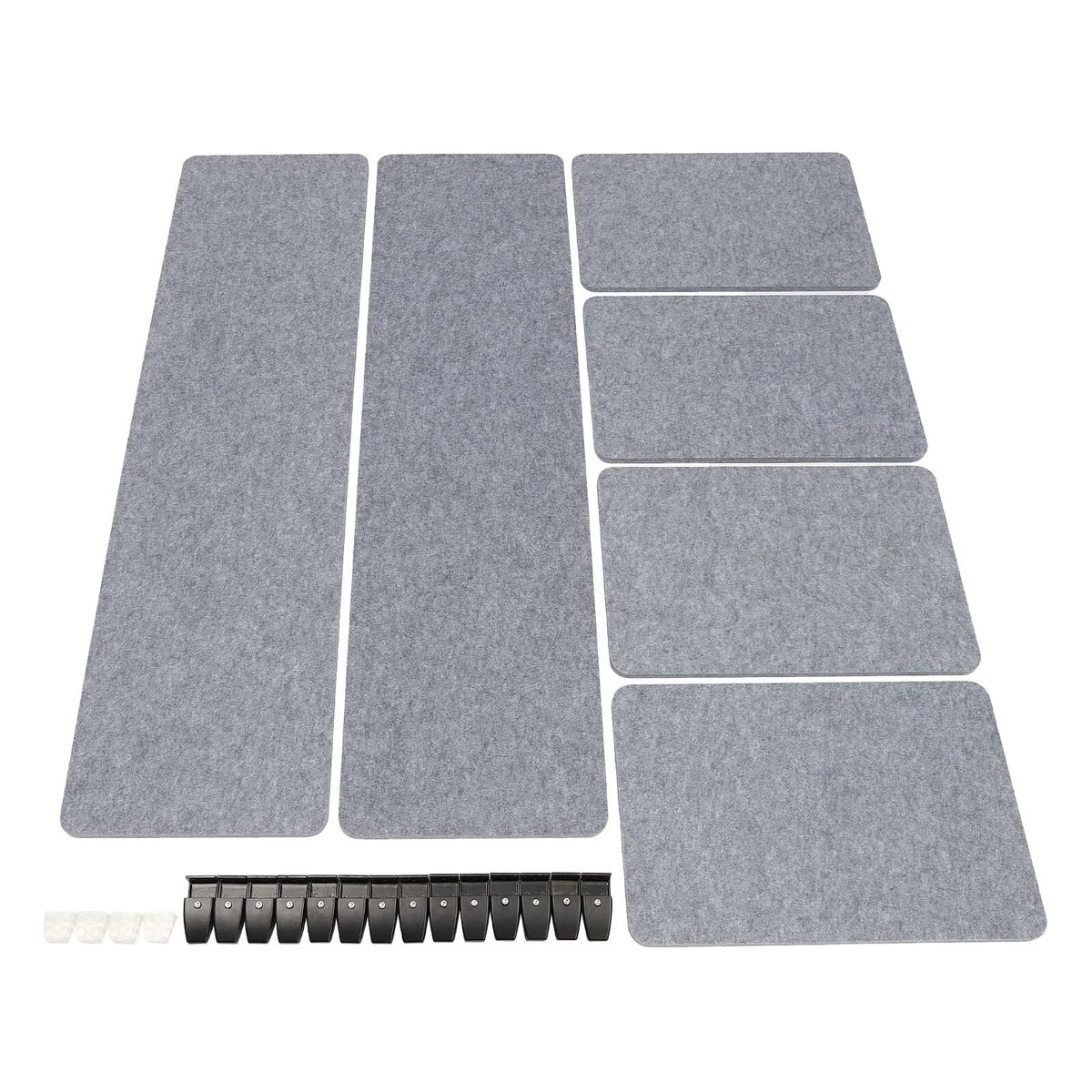 Acoustic Desk Divider Privacy Panel for Stand Up Desk (23.6" x 16")