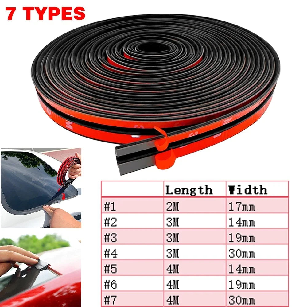 Windshield Roof Seal Rubber Strip for