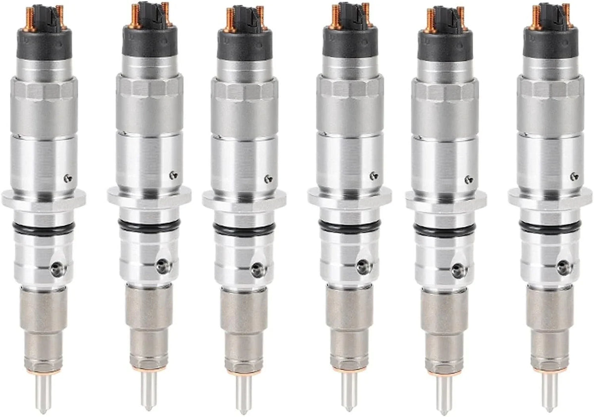 6X Fuel Injector 0445120059 3976372 for Cummins Komatsu PC220-8 (2008–2015)