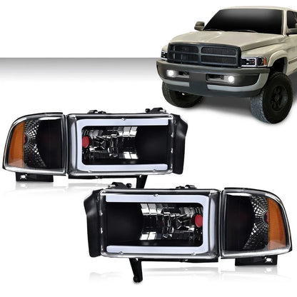 Set of 2 LED DRL Headlight Corner Lamps for Dodge Ram 1500 2500 3500