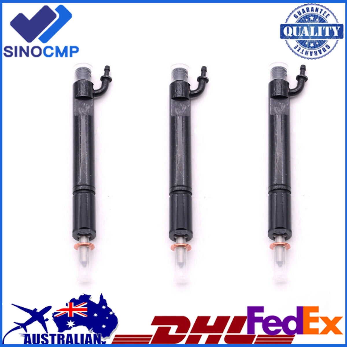 3Pcs Fuel Injector 03045385 for Deutz FL1011 F3L1011 F4L1011 (–)