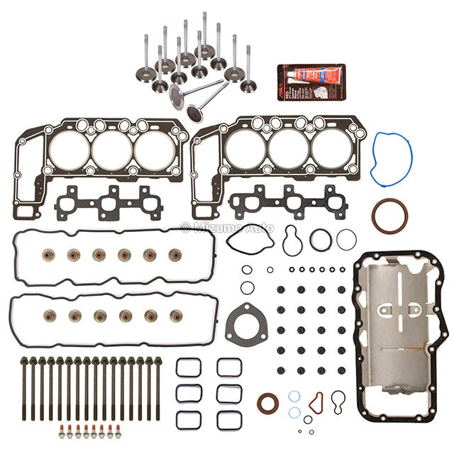 Full Gasket Set for Dodge Chrysler Jeep 3.7L SOHC (2005–2010) MA-4216954465, HS26229PT-1, ES71129-1, CS26229