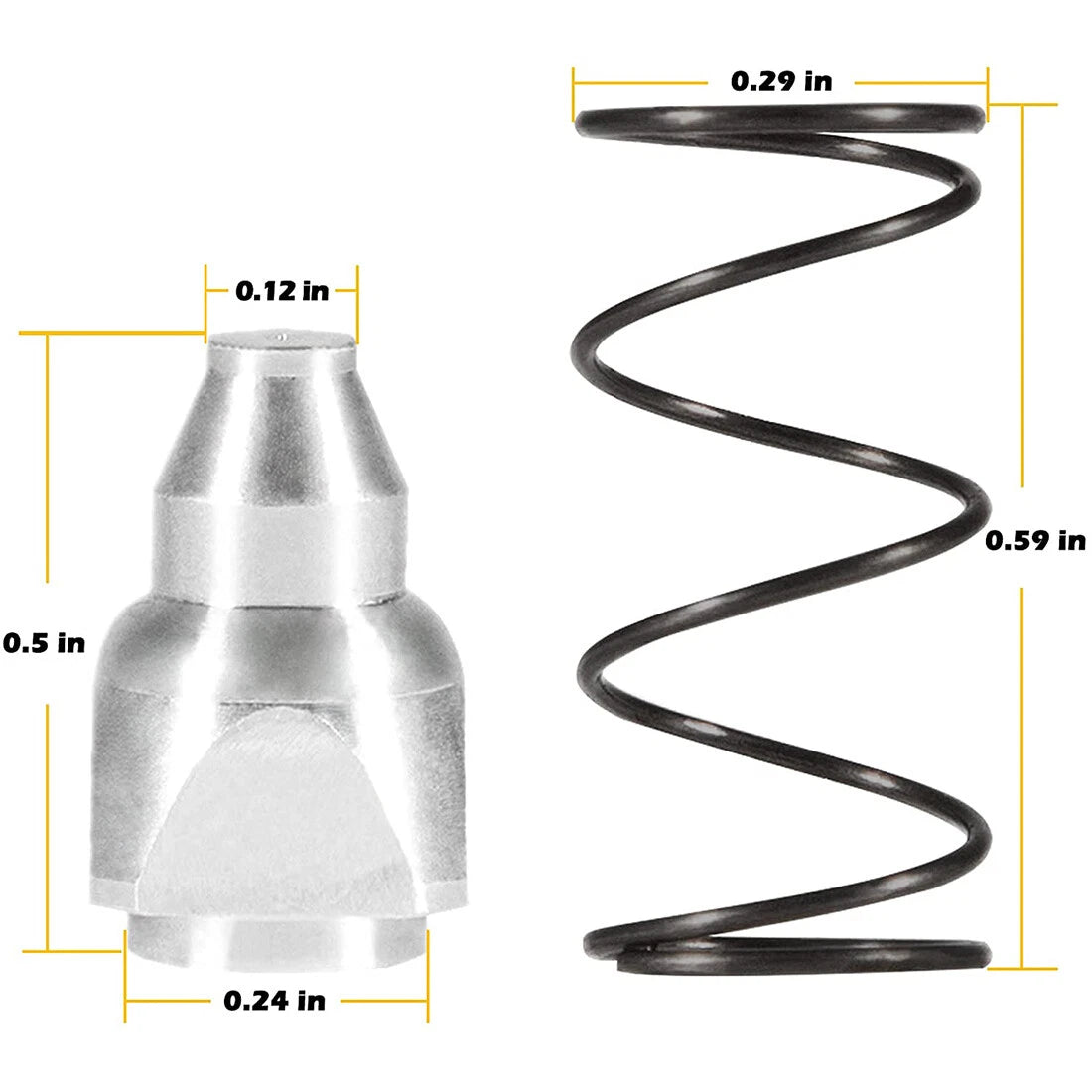 Valve & Spring for Evinrude Johnson 25 35 40 50 HP (1989–2004)