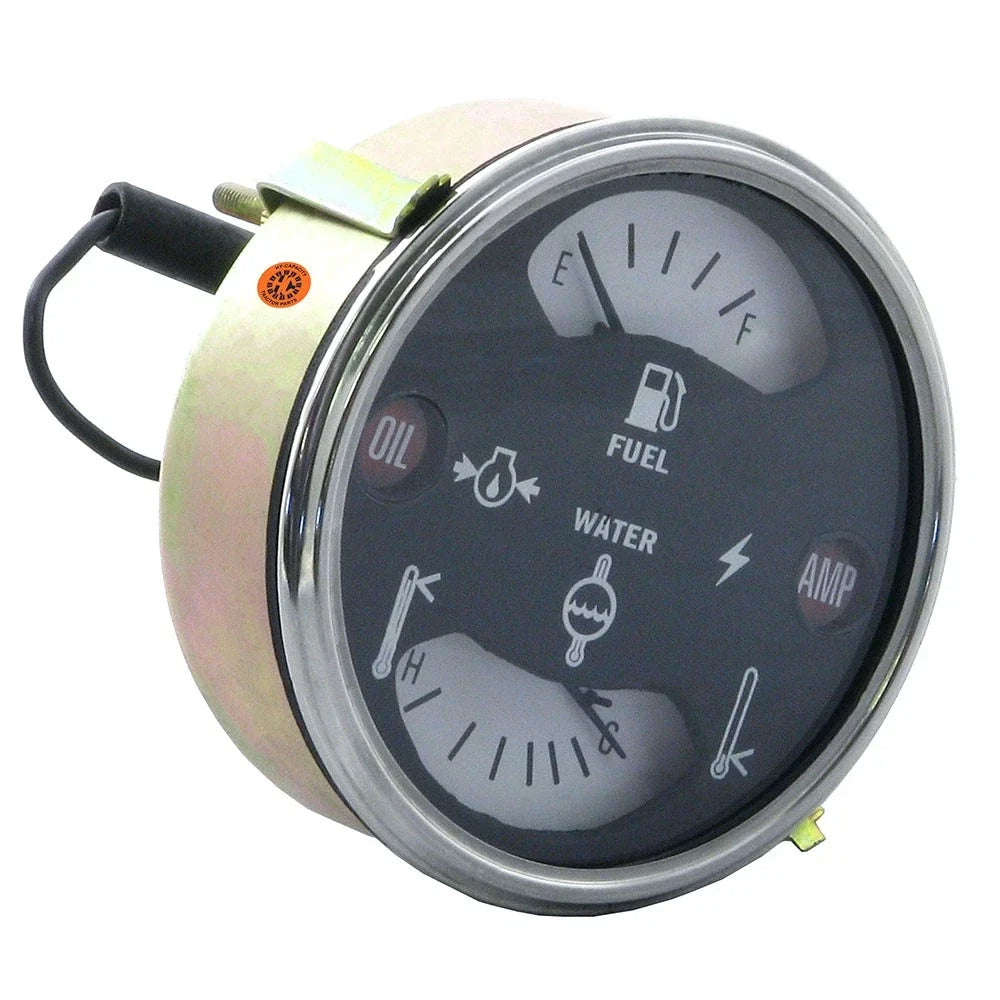 Cluster Gauge Fuel/Temp for Case IH 2544, 2706, 2756, 2826, 544, 656 (Gas)