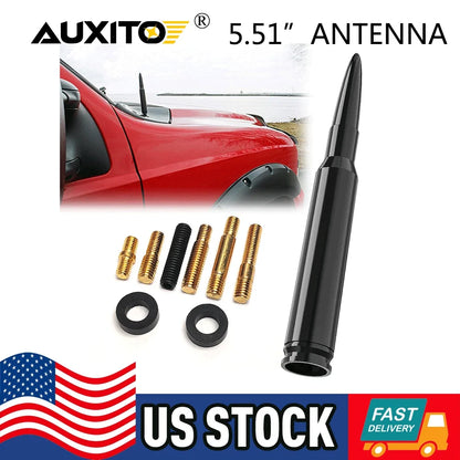 Black Bullet Antenna for Chevrolet Silverado 3500 4500 5500 6500 HD (2019–2023)