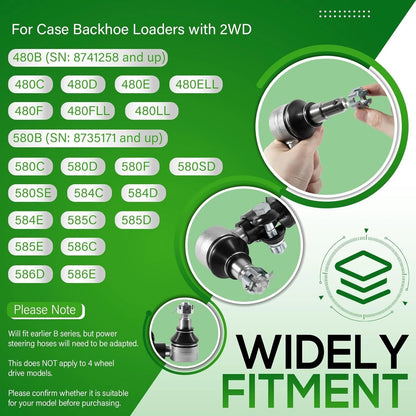 Power Steering Cylinder for Case Backhoe Loaders 480B