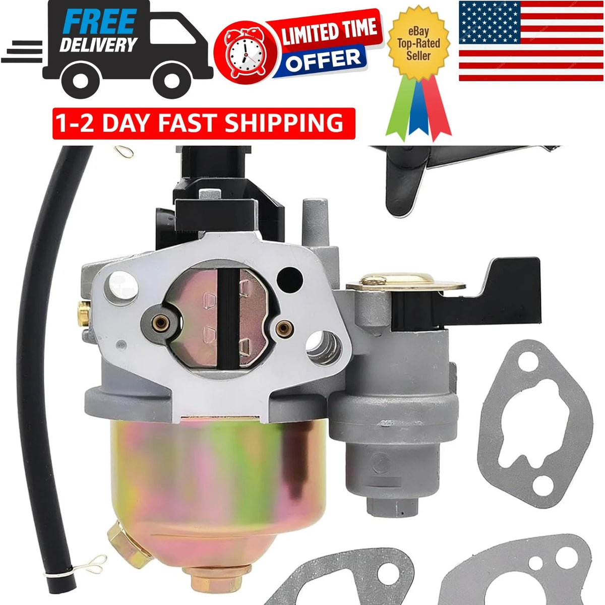 Carburetor for Honda GX120 GX160 GX200 5.5HP 6.5HP Engines