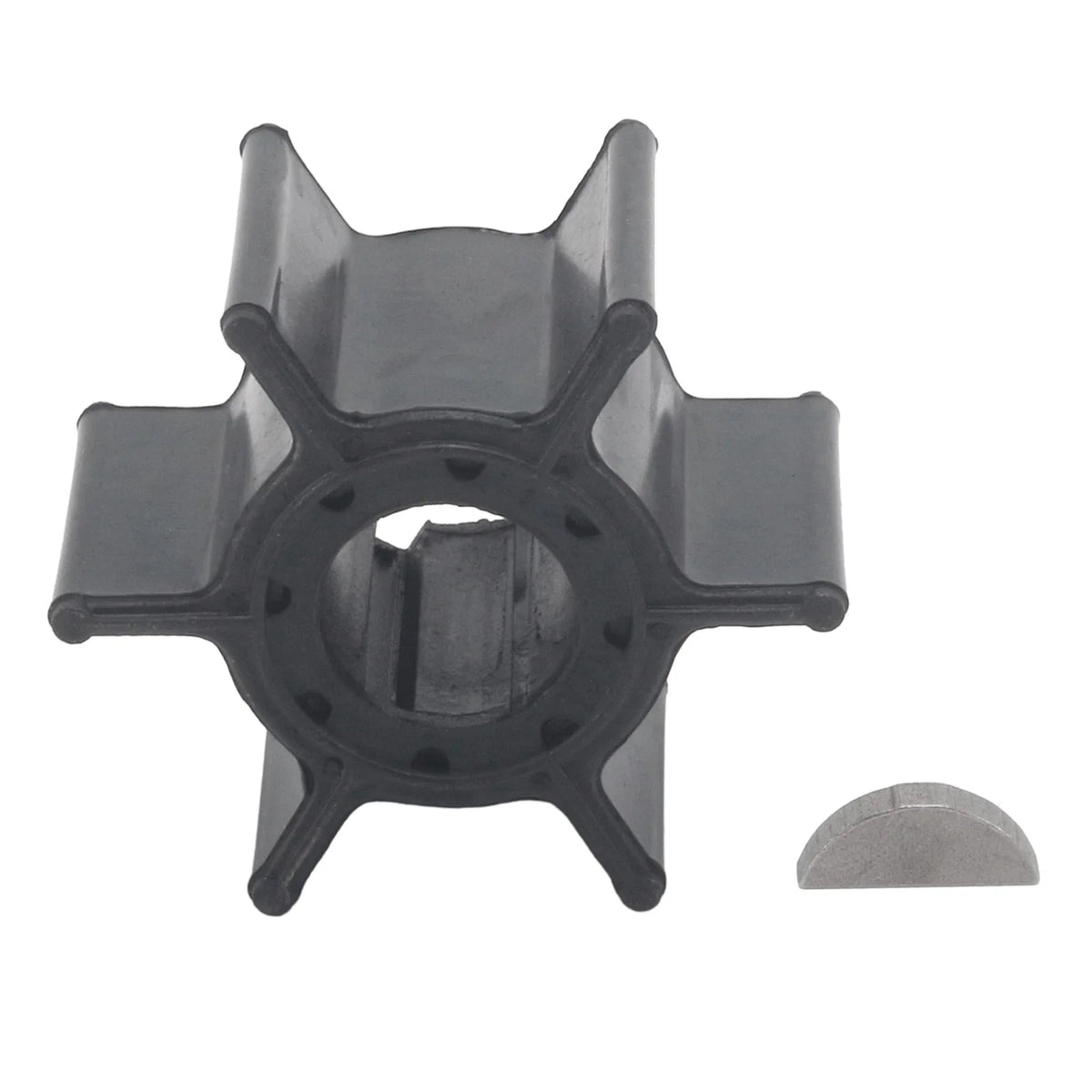 Water Pump Impeller & Key for Yamaha 9.9 15 HP (1990–2006) 682-44352-00