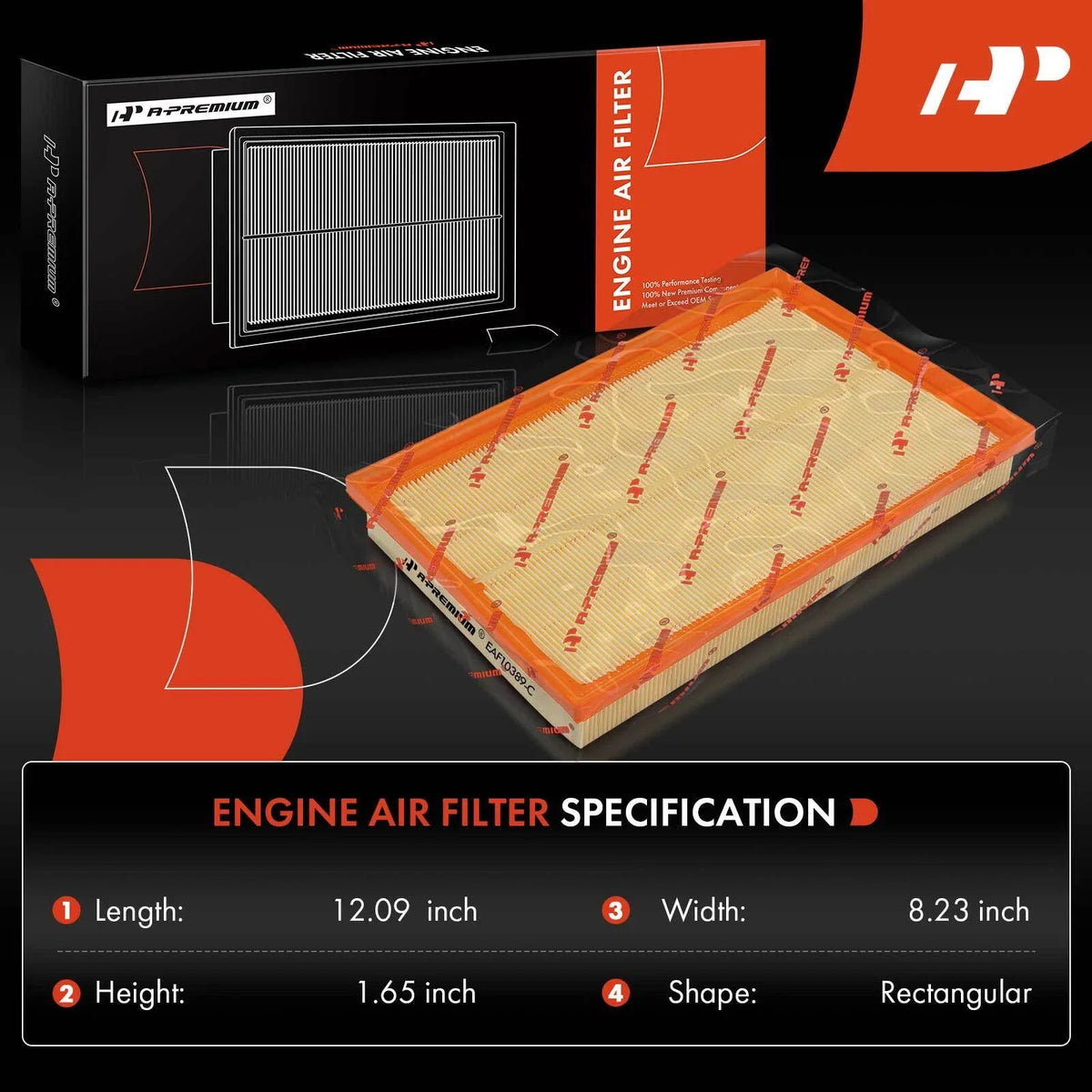 Engine Air Filter for Mercedes-Benz AMG GT (2017–2021)