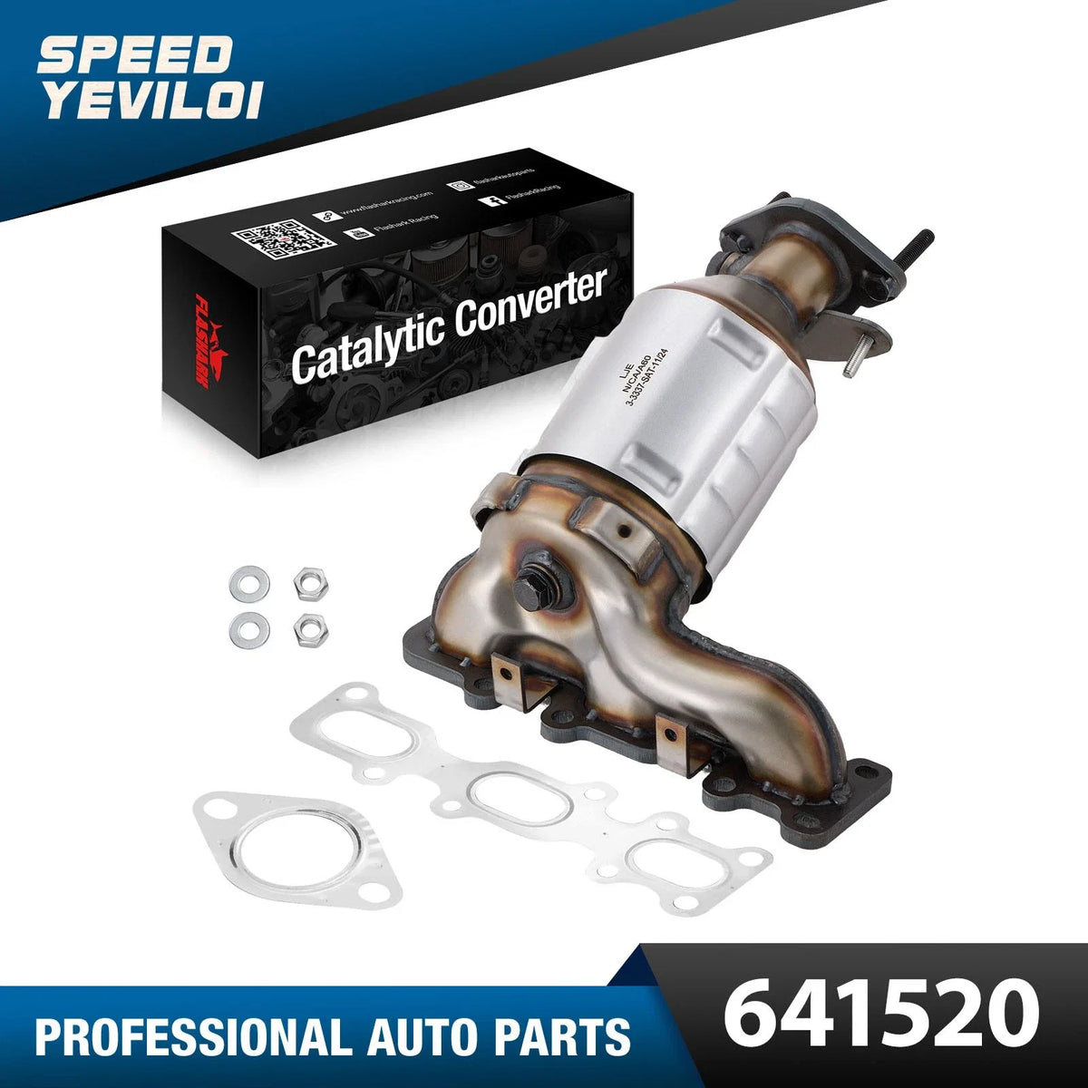 Exhaust Manifold w/ Catalytic Converter for Escape Tribute Mariner (2001–2007)