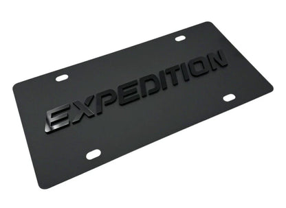 License Plate Frame Premium Black for Ford Expedition (2003–2017)